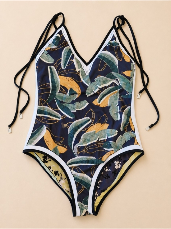 Visual Mood Other - Visual Mood EMMA Reversible Tie-shoulder One Piece Swimsuit